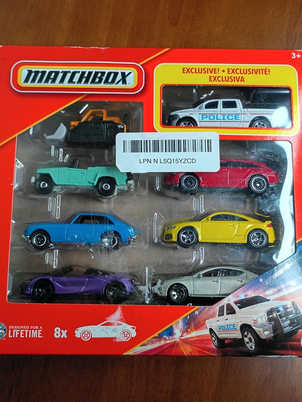 Matchbox 8-Pack Kids Toy Cars & Vehicles - Multi-Color
